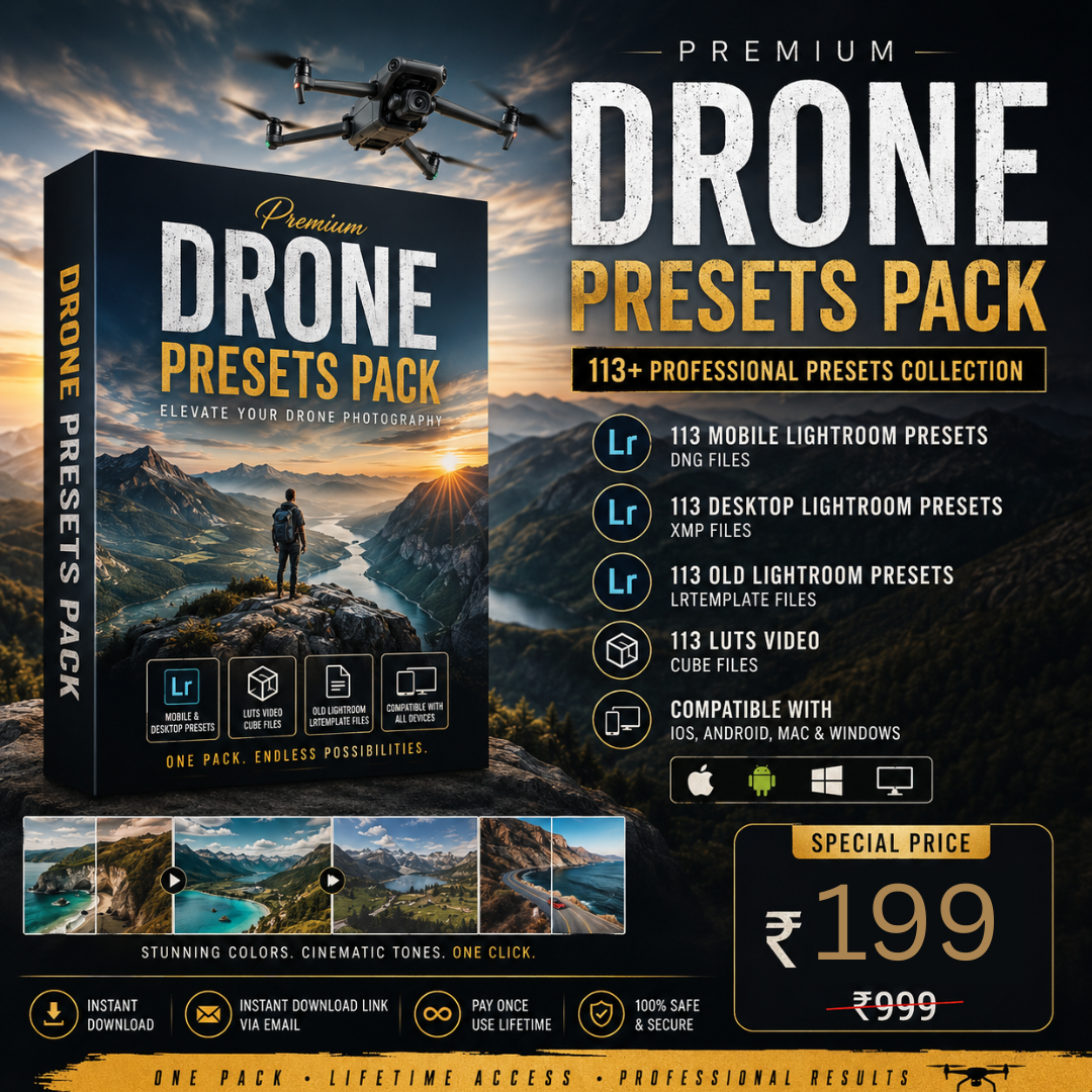 Premium Drone Presets Pack