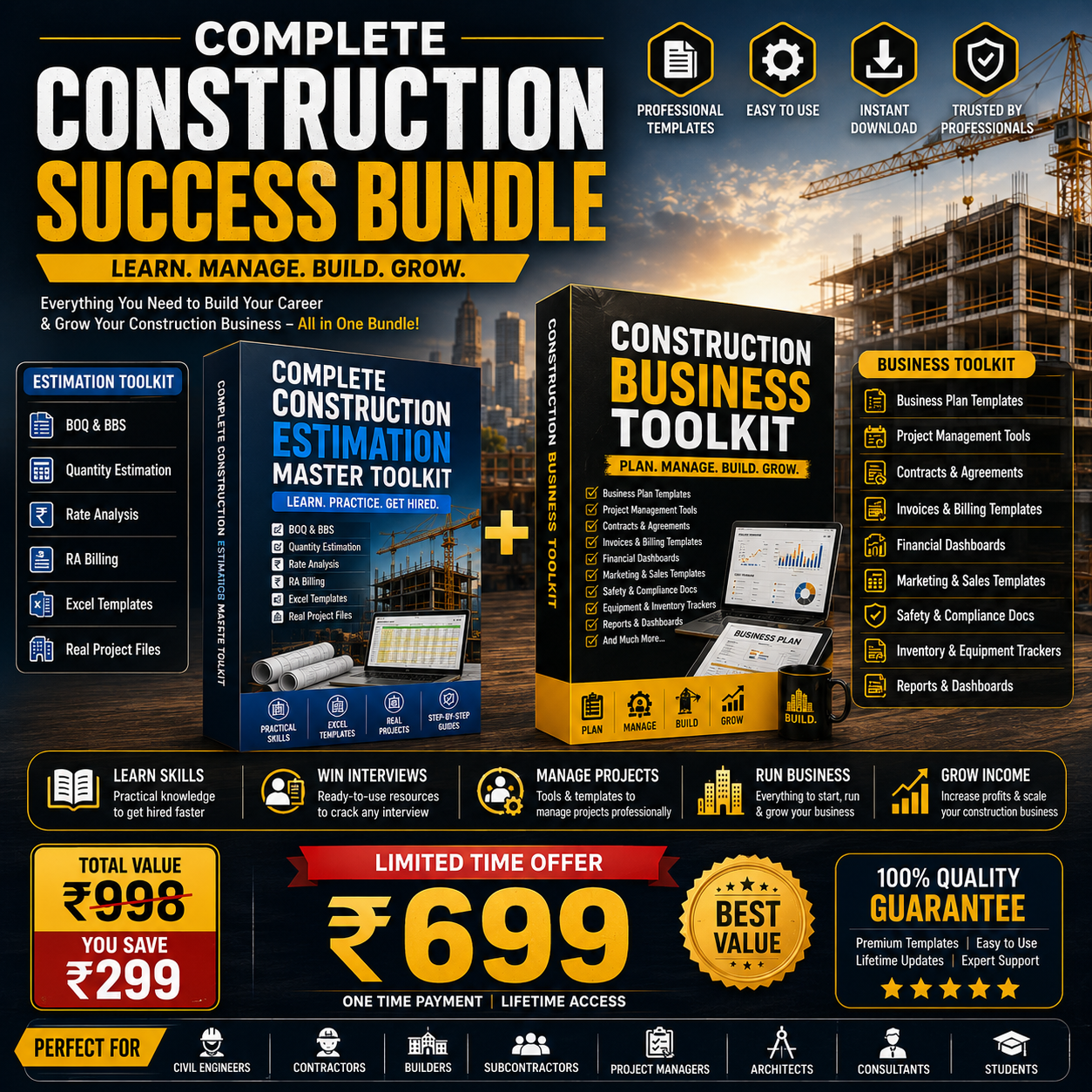 Complete Construction Success Bundle