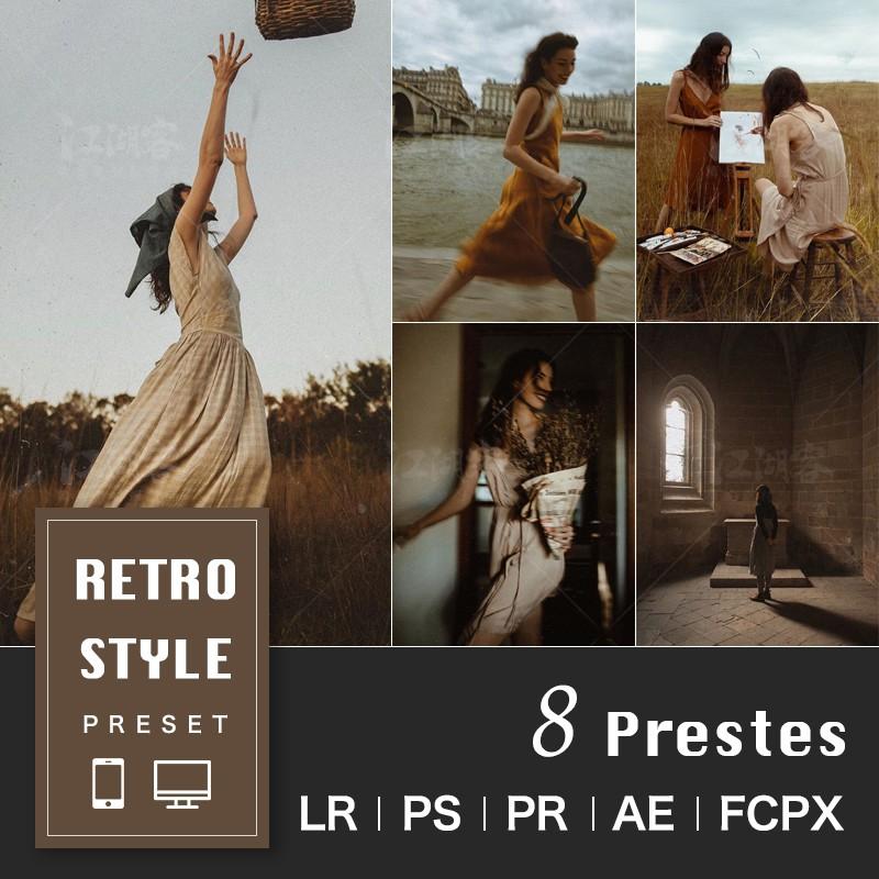 Retro Portrait Desktop & Mobile Lightroom Presets