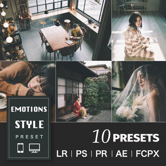 Emotion Style Desktop & Mobile Lightroom Presets